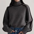 Pull À Col Roulé Classique pour Femme | Idéal pour l’Automne Et l’Hiver