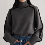 Pull À Col Roulé Classique pour Femme | Idéal pour l’Automne Et l’Hiver