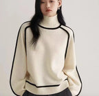 Pull À Col Roulé Classique pour Femme | Idéal pour l’Automne Et l’Hiver