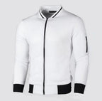Sweatshirt Homme avec Fermeture Éclair et Col Montant | Idéal pour un Usage Quotidien