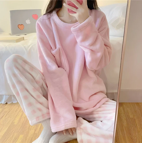 Pyjama Deux Pièces Doux pour Femme | Idéal pour la Détente à la Maison