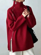 Pull À Col Montant pour Femme | Idéal pour l’Automne Et l’Hiver
