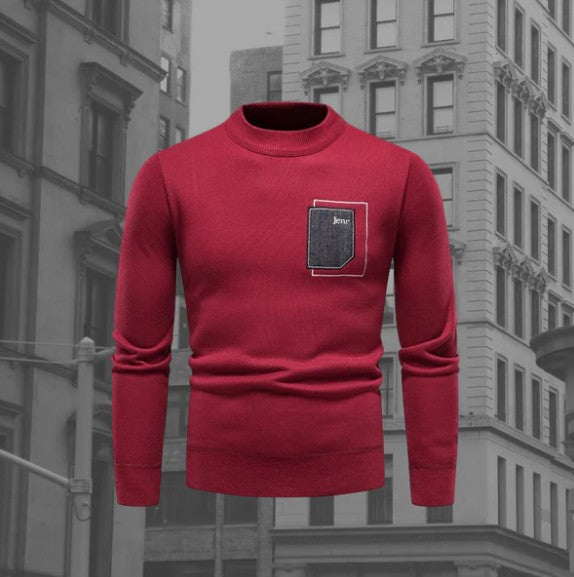 Pull à Col Rond avec Coupe Moderne pour Homme | Idéal pour les Tenues Quotidiennes