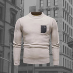 Pull à Col Rond avec Coupe Moderne pour Homme | Idéal pour les Tenues Quotidiennes