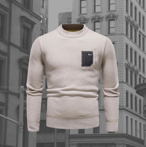 Pull à Col Rond avec Coupe Moderne pour Homme | Idéal pour les Tenues Quotidiennes