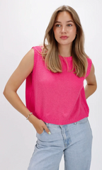 Top Sans Manches avec Dos Ouvert et Fermeture Nouée pour Femme | Idéal pour le Printemps et l'Été