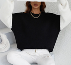 Pull À Manches Contrastantes Avec Coupe Légèrement Oversize Pour Femme | Idéal Pour Un Usage Quotidien