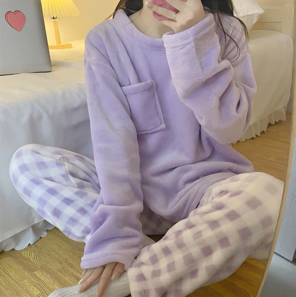 Pyjama Deux Pièces Doux pour Femme | Idéal pour la Détente à la Maison