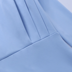 Robe Longue à Manches Longues avec Taille Définie pour Femme | Idéale pour les Occasions Formelles et les Soirées