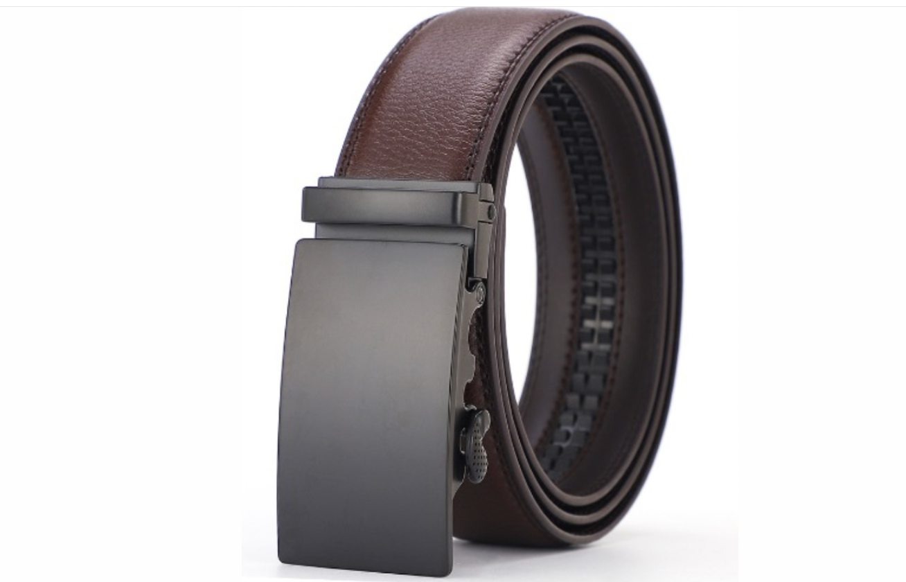 Ceinture Avec Boucle Automatique Pour Homme | Idéal Pour Tenues Quotidiennes Et Professionnelles