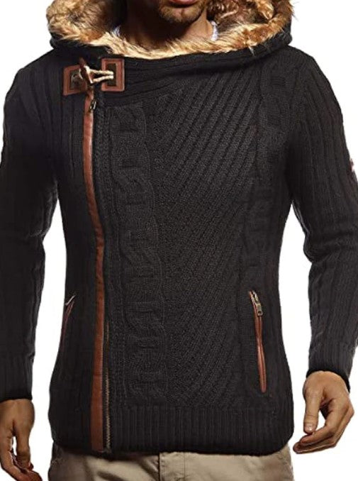 Sweat À Capuche Zippé Avec Capuche Intégrée Pour Homme | Idéal Pour La Saison Froide