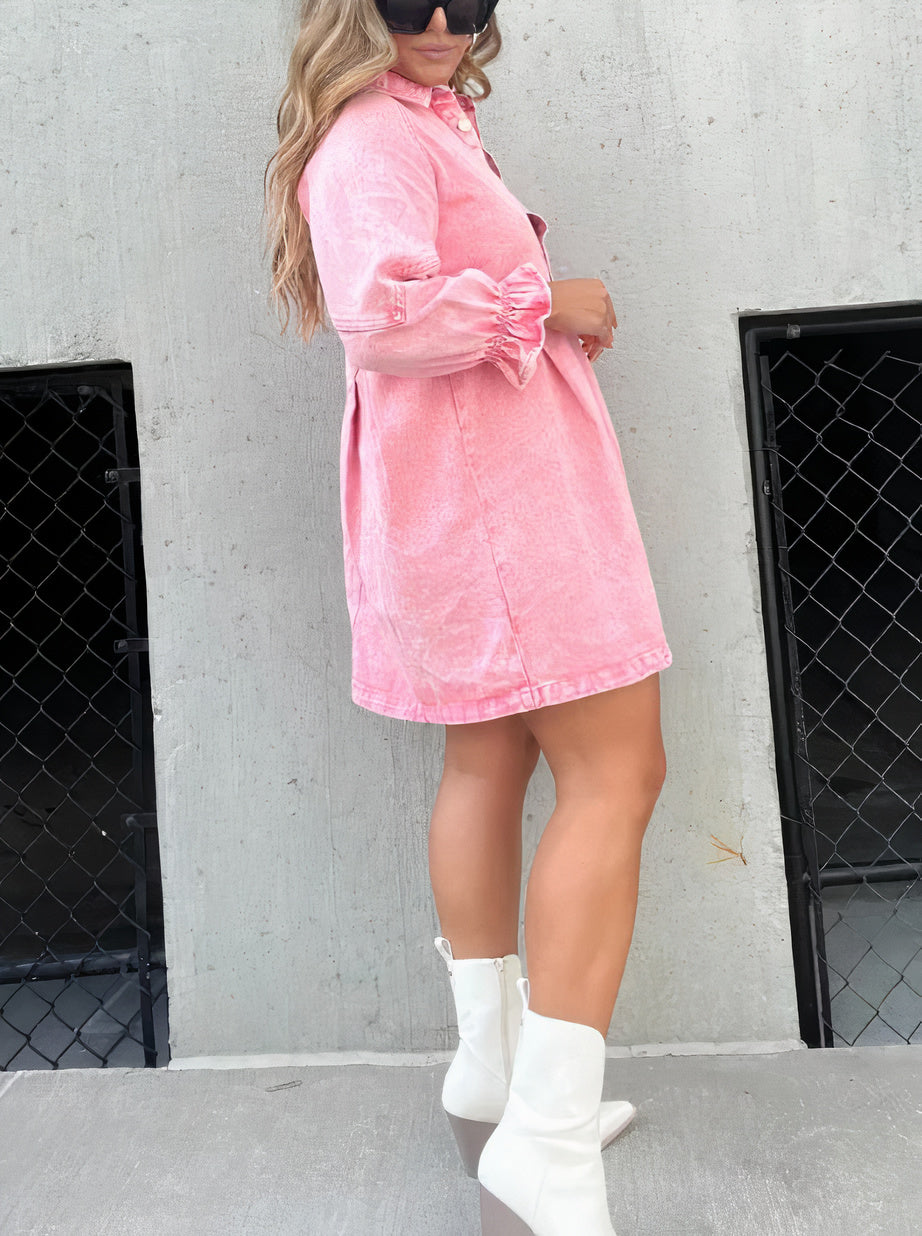 Robe Avec Manches Longues Et Coupe Décontractée Pour Femmes | Idéale Pour Un Usage Quotidien