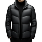 Veste d’Hiver Matelassée avec Capuche Ajustable pour Hommes | Idéale pour la Saison Froide