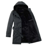 Trenchcoat avec Capuche et Ceinture pour Homme | Adapté à l’Automne et à l’Hiver
