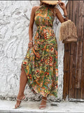 Robe Longue d'Été à Coupe Fluide pour Femme | Idéale pour les Vacances et les Journées Chaudes