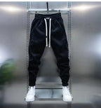 Pantalon à Cordon avec Motif Côtelé pour Homme | Idéal pour les Loisirs et le Quotidien