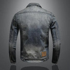 Veste en Jean avec Boutons et Poches pour Hommes | Idéale pour le Printemps et l’Automne
