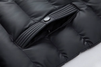 Veste Zippée Avec Capuche Amovible Et Design Matelassé Pour Homme | Idéale Pour Saisons Intermédiaires