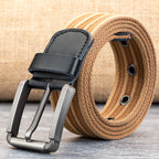 Ceinture En Canvas Avec Boucle Pour Homme | Idéal Pour Tenues Quotidiennes Et Décontractées