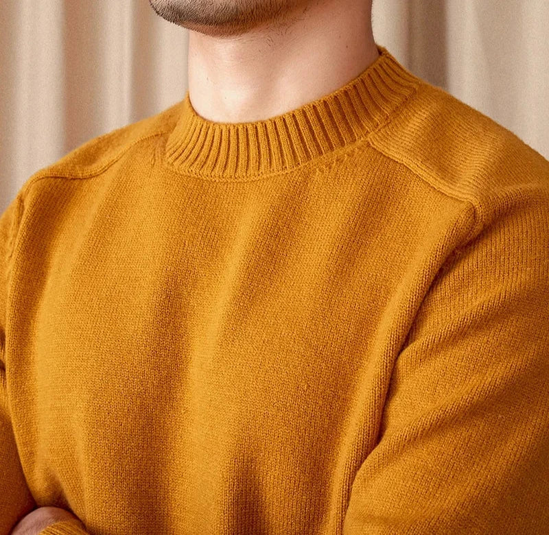 Pull D’Hiver À Col Rond Pour Homme | Idéal Pour Les Tenues Quotidiennes
