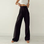 Pantalon Palazzo à Taille Haute pour Femme | Idéal pour le Bureau ou les Occasions Spéciales