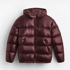 Doudoune Avec Capuche Intégrée Et Coupe Droite Pour Hommes | Idéale Pour La Saison Froide