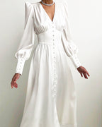 Robe Avec Manches Bouffantes Et Coupe Ajustée Pour Femme | Idéal Pour Occasions Formelles