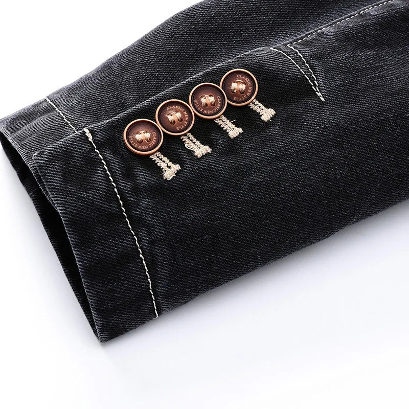 Blazer Pour Homme Avec Coupe Décontractée Et Poches Fonctionnelles Pour Adulte | Idéal Pour Usage Quotidien Et Semi-Formel