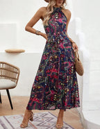 Robe Longue d'Été à Coupe Fluide pour Femme | Idéale pour les Vacances et les Journées Chaudes