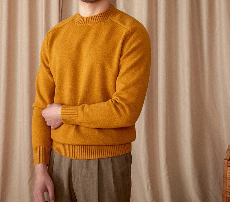 Pull D’Hiver À Col Rond Pour Homme | Idéal Pour Les Tenues Quotidiennes