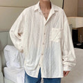Chemise Décontractée à Manches Longues avec Col Classique pour Homme | Idéal pour le Quotidien