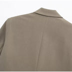 Blazer Oversize Structuré à Revers Classiques pour Femme | Idéal pour le Travail et le Quotidien