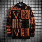Pull En Maille Avec Print Pour Homme | Idéal Pour Le Quotidien Et Les Occasions