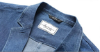 Blazer Pour Homme Avec Aspect Jean | Idéal Pour Usage Quotidien Et Tenue Décontractée