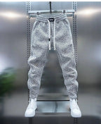 Pantalon à Cordon avec Motif Côtelé pour Homme | Idéal pour les Loisirs et le Quotidien
