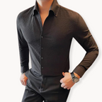 Chemise À Manches Longues pour Hommes avec Coupe Ajustée | Idéale pour Usage Quotidien