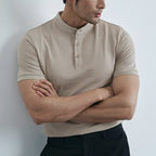 Chemise À Manches Courtes avec Col pour Hommes | Idéale pour Usage Quotidien