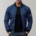 Bomber pour Hommes avec Fermeture Zippée et Poches Multiples | Idéal pour Tenues Quotidiennes