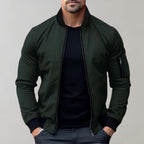 Bomber pour Hommes avec Fermeture Zippée et Poches Multiples | Idéal pour Tenues Quotidiennes