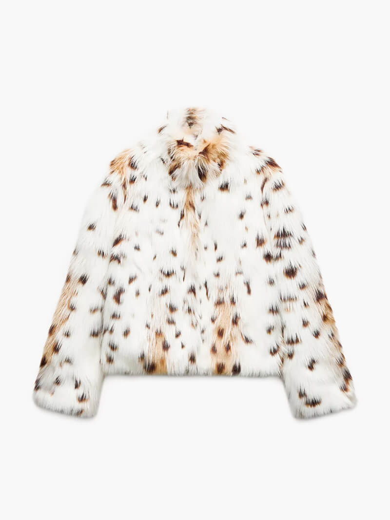 Veste À Coupe Ample Avec Motif Animal Pour Femme | Idéale Pour La Saison Froide