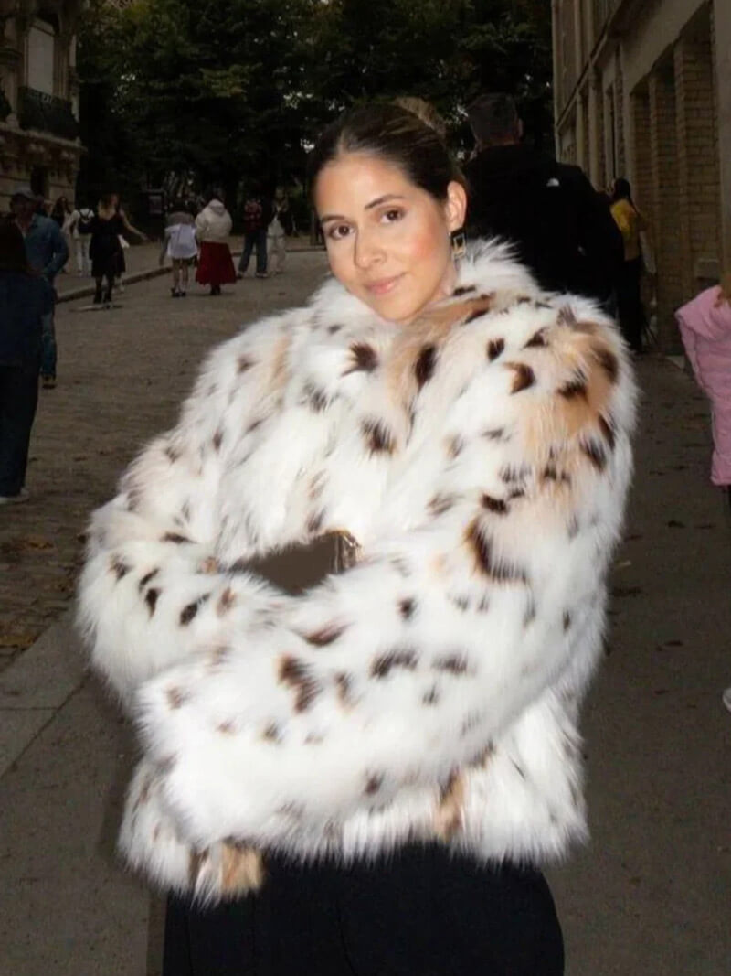 Veste À Coupe Ample Avec Motif Animal Pour Femme | Idéale Pour La Saison Froide