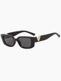 Lunettes de Soleil Ovales avec Détail Doré pour Femme | Idéales pour la Conduite ou les Activités Quotidiennes
