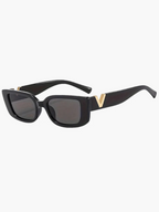 Lunettes de Soleil Ovales avec Détail Doré pour Femme | Idéales pour la Conduite ou les Activités Quotidiennes
