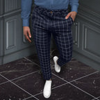 Pantalon À Carreaux Coupe Regular Pour Adultes | Idéal Pour Usage Quotidien Et Professionnel