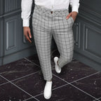Pantalon À Carreaux Coupe Regular Pour Adultes | Idéal Pour Usage Quotidien Et Professionnel