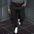 Pantalon À Carreaux Coupe Regular Pour Adultes | Idéal Pour Usage Quotidien Et Professionnel