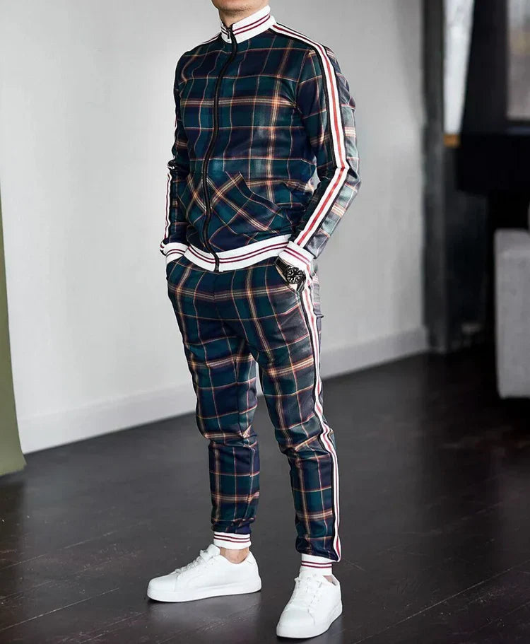Ensemble Deux Pièces pour Homme avec Haut et Pantalon Coordonnés | Idéal pour les Sorties Décontractées