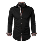 Chemise Longue À Col Classique avec Manches Longues pour Homme | Idéale pour Bureau Et Sorties