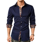 Chemise Longue À Col Classique avec Manches Longues pour Homme | Idéale pour Bureau Et Sorties