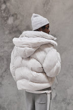 Puffer Matelassé à Capuche Amovible Avec Col Montant Pour Homme | Idéal Pour l’Hiver